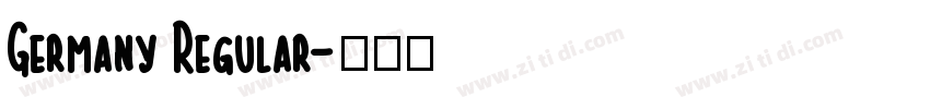 Germany Regular字体转换